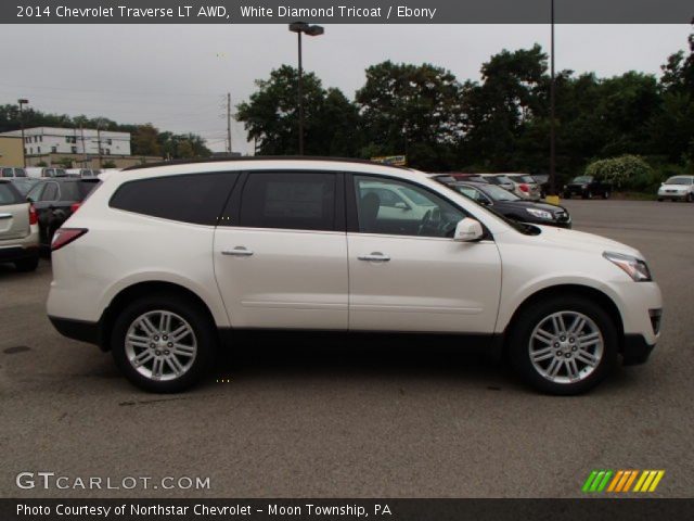 2014 Chevrolet Traverse LT AWD in White Diamond Tricoat