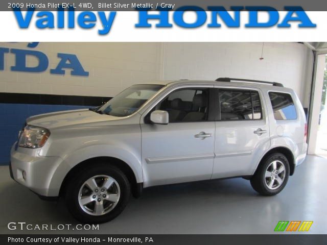 2009 Honda Pilot EX-L 4WD in Billet Silver Metallic