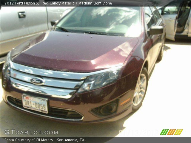 2012 Ford Fusion S in Red Candy Metallic