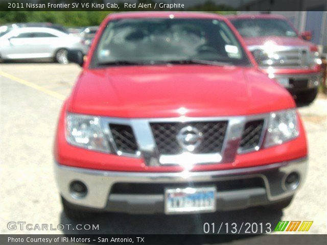 2011 Nissan Frontier SV V6 King Cab in Red Alert