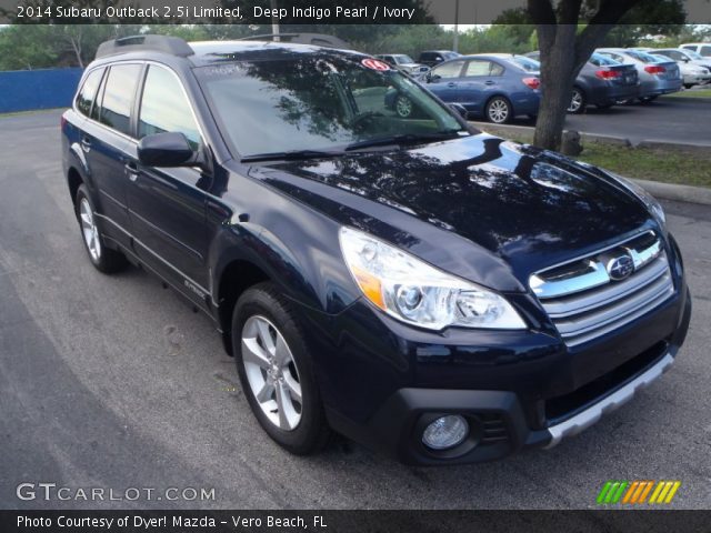 2014 Subaru Outback 2.5i Limited in Deep Indigo Pearl
