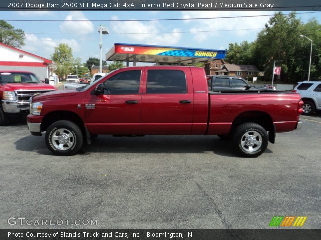 2007 Dodge Ram 2500 SLT Mega Cab 4x4 in Inferno Red Crystal Pearl