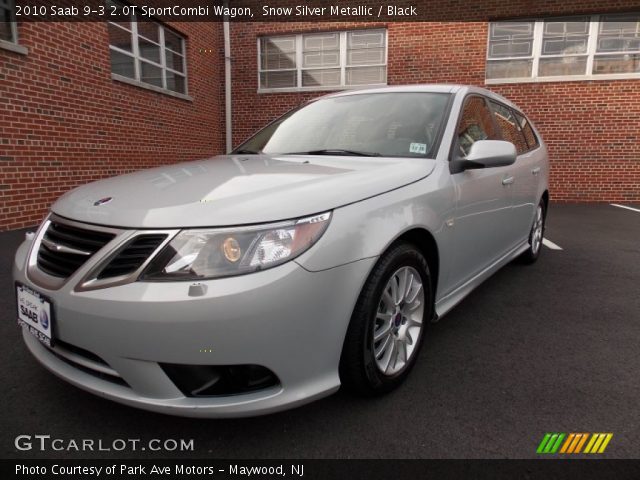 2010 Saab 9-3 2.0T SportCombi Wagon in Snow Silver Metallic