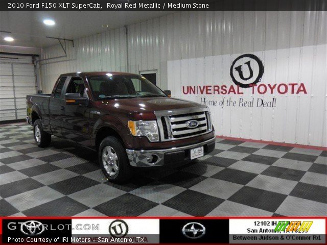 2010 Ford F150 XLT SuperCab in Royal Red Metallic