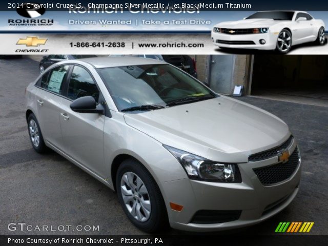 2014 Chevrolet Cruze LS in Champagne Silver Metallic
