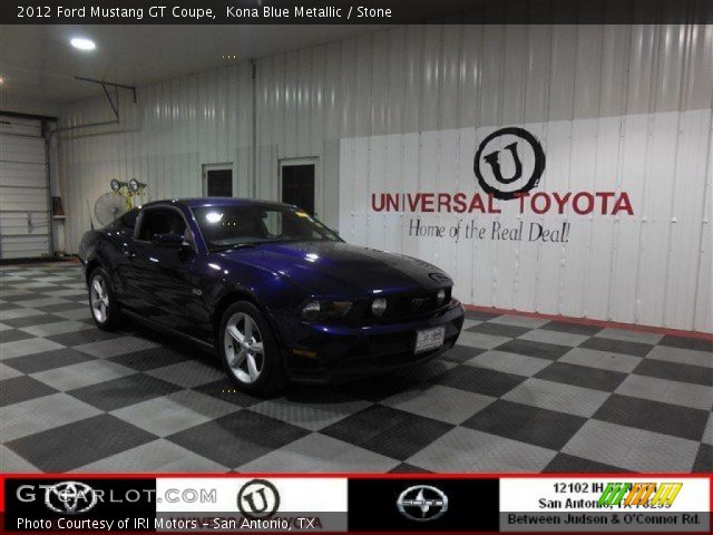 2012 Ford Mustang GT Coupe in Kona Blue Metallic