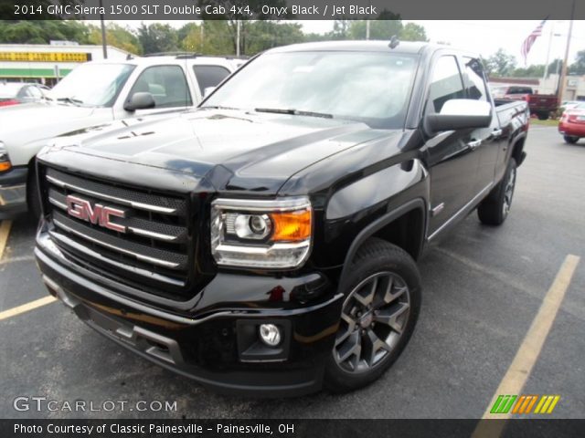2014 GMC Sierra 1500 SLT Double Cab 4x4 in Onyx Black