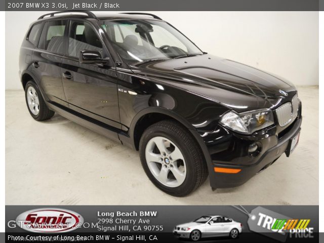 2007 BMW X3 3.0si in Jet Black