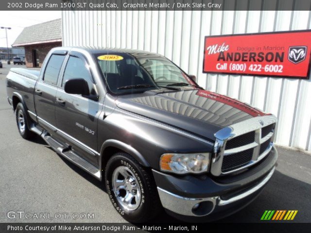 2002 Dodge Ram 1500 SLT Quad Cab in Graphite Metallic