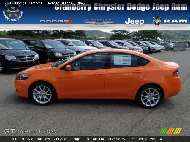 2013 Dodge Dart SXT in Header Orange