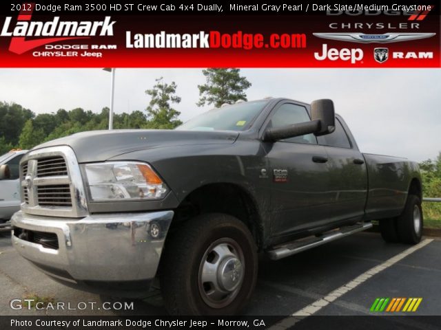 2012 Dodge Ram 3500 HD ST Crew Cab 4x4 Dually in Mineral Gray Pearl