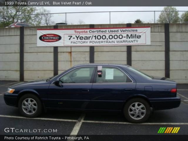 1999 Toyota Camry LE V6 in Blue Velvet Pearl