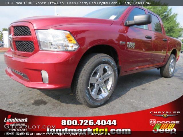 2014 Ram 1500 Express Crew Cab in Deep Cherry Red Crystal Pearl