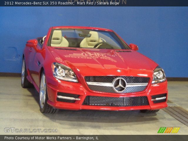 2012 Mercedes-Benz SLK 350 Roadster in Mars Red