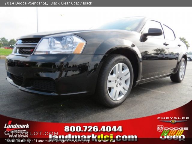 2014 Dodge Avenger SE in Black Clear Coat
