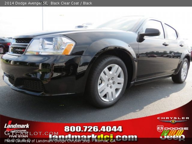 2014 Dodge Avenger SE in Black Clear Coat