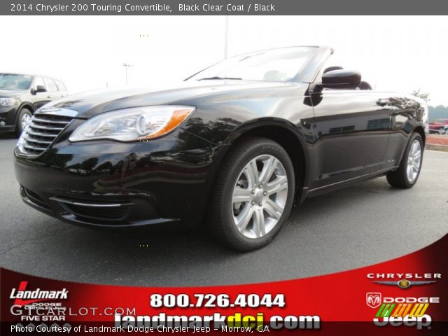 2014 Chrysler 200 Touring Convertible in Black Clear Coat