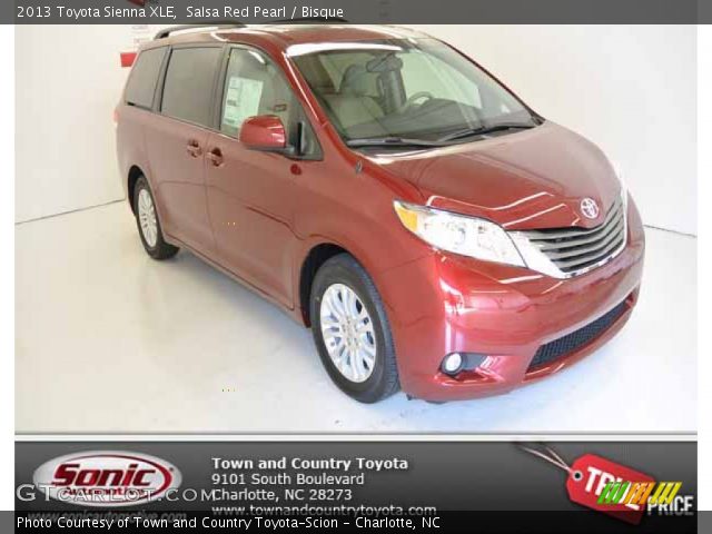 2013 Toyota Sienna XLE in Salsa Red Pearl