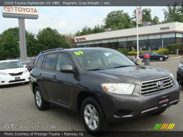 2009 Toyota Highlander V6 4WD in Magnetic Gray Metallic