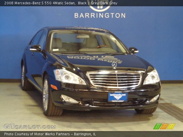 2008 Mercedes-Benz S 550 4Matic Sedan in Black