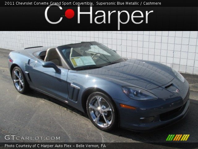2011 Chevrolet Corvette Grand Sport Convertible in Supersonic Blue Metallic