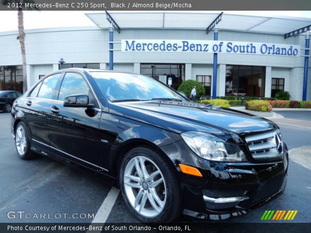 2012 Mercedes-Benz C 250 Sport in Black