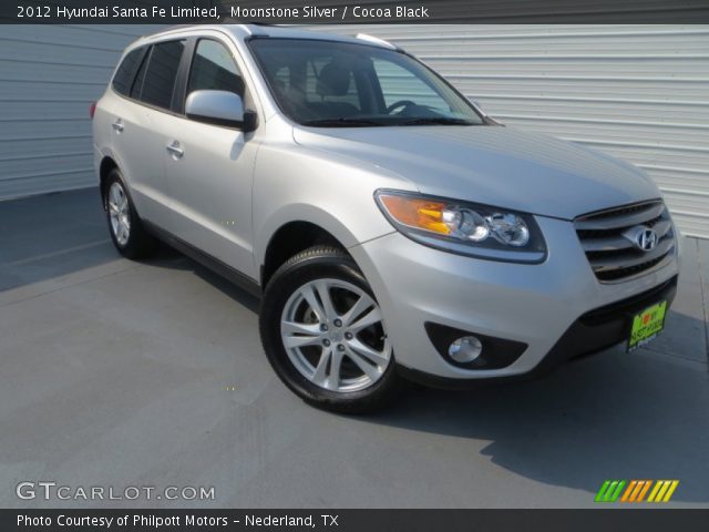2012 Hyundai Santa Fe Limited in Moonstone Silver