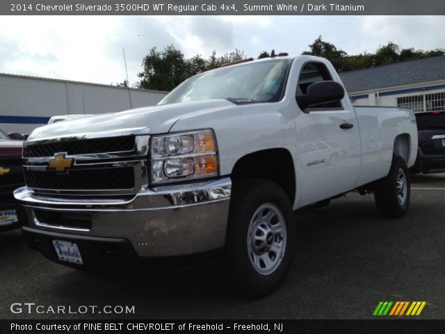 2014 Chevrolet Silverado 3500HD WT Regular Cab 4x4 in Summit White