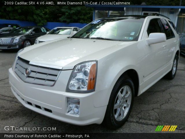 2009 Cadillac SRX 4 V6 AWD in White Diamond Tri-Coat