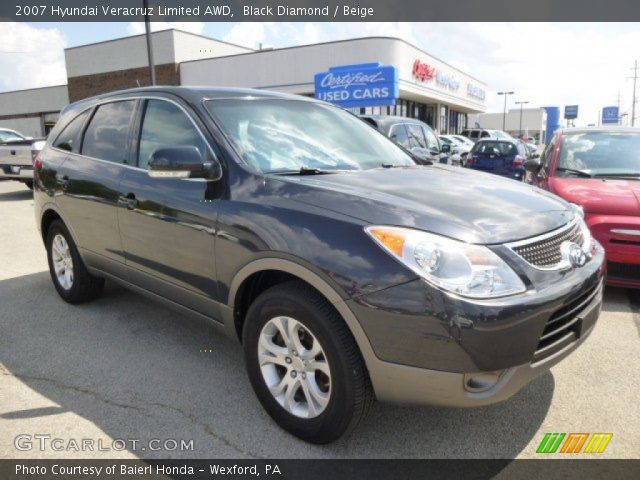 2007 Hyundai Veracruz Limited AWD in Black Diamond