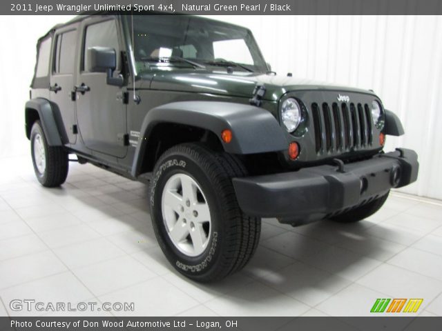 2011 Jeep Wrangler Unlimited Sport 4x4 in Natural Green Pearl