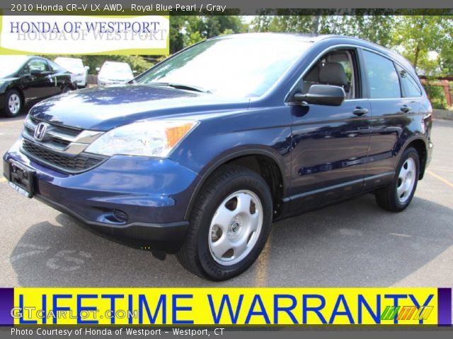 2010 Honda CR-V LX AWD in Royal Blue Pearl