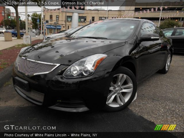 2010 Nissan Altima 2.5 S Coupe in Crimson Black