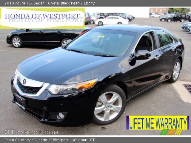 2010 Acura TSX Sedan in Crystal Black Pearl