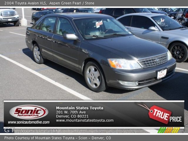 2004 Toyota Avalon XLS in Aspen Green Pearl