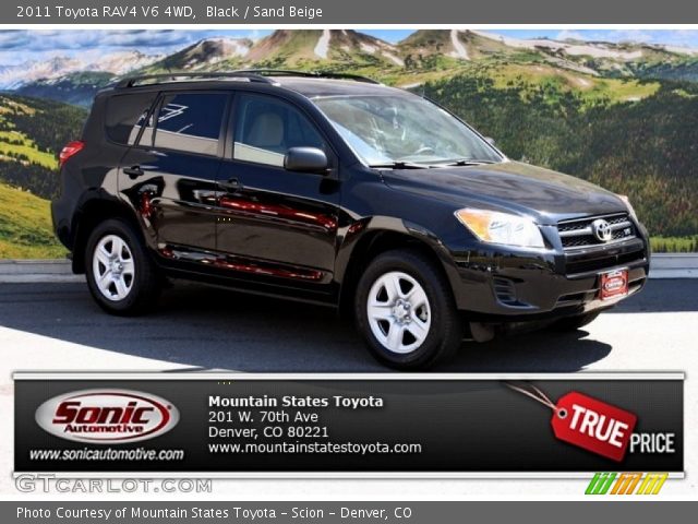 2011 Toyota RAV4 V6 4WD in Black