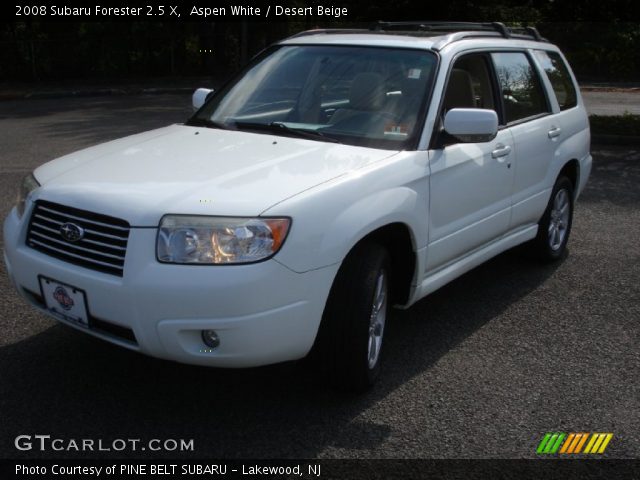 2008 Subaru Forester 2.5 X in Aspen White
