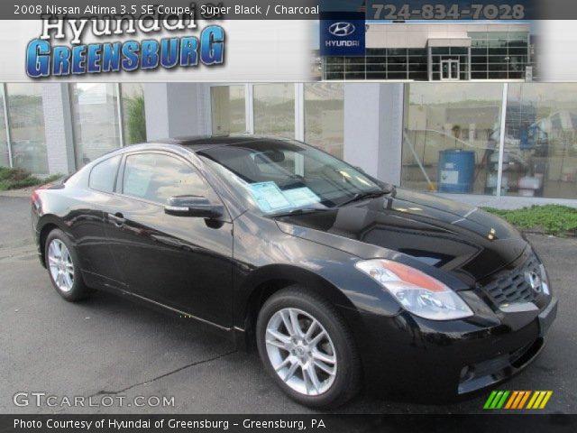 2008 Nissan Altima 3.5 SE Coupe in Super Black