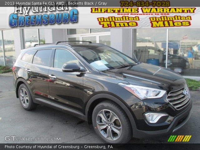 2013 Hyundai Santa Fe GLS AWD in Becketts Black