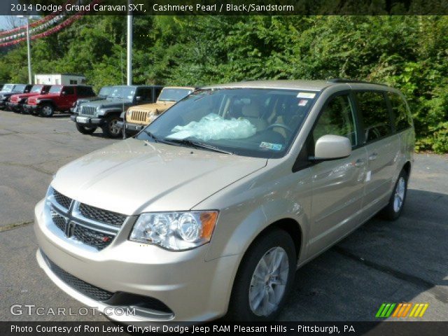 2014 Dodge Grand Caravan SXT in Cashmere Pearl