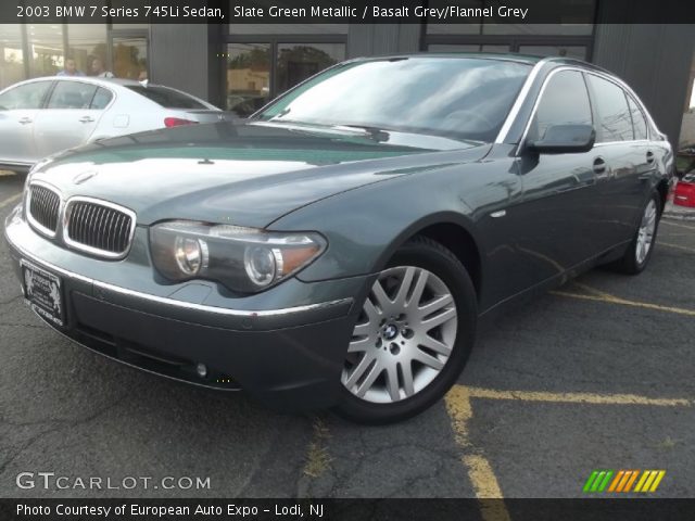 2003 BMW 7 Series 745Li Sedan in Slate Green Metallic