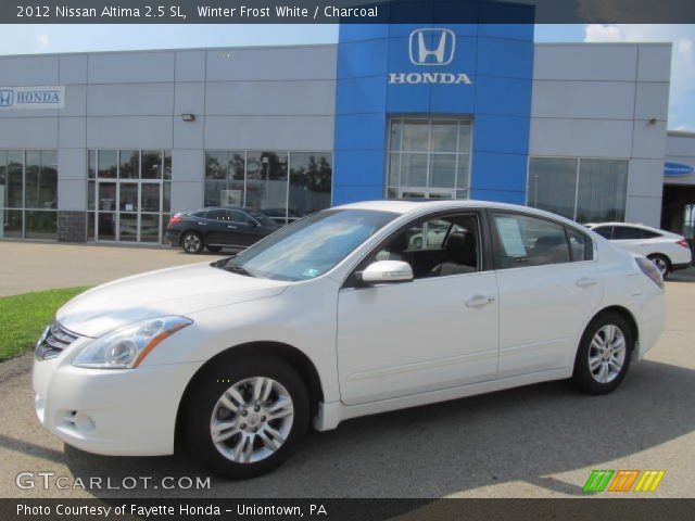 2012 Nissan Altima 2.5 SL in Winter Frost White