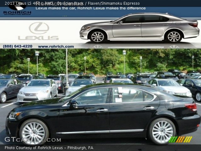 2013 Lexus LS 460 L AWD in Obsidian Black