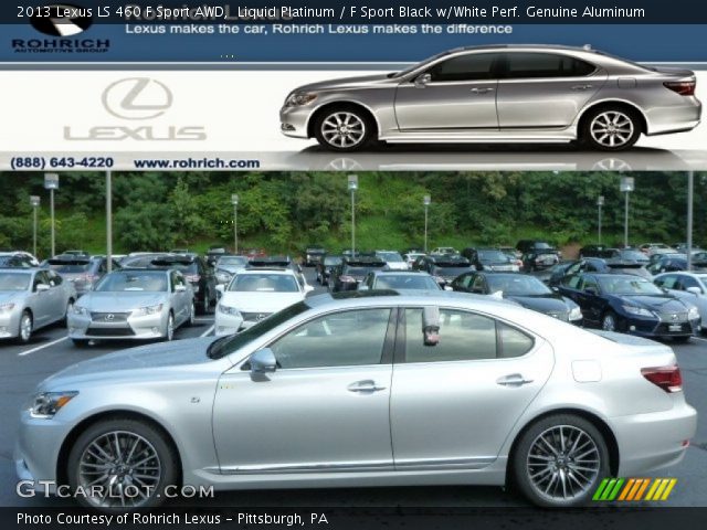 2013 Lexus LS 460 F Sport AWD in Liquid Platinum