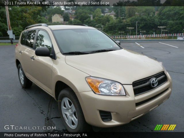 2011 Toyota RAV4 I4 4WD in Sandy Beach Metallic