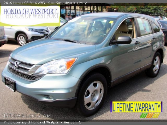 2010 Honda CR-V LX AWD in Opal Sage Metallic