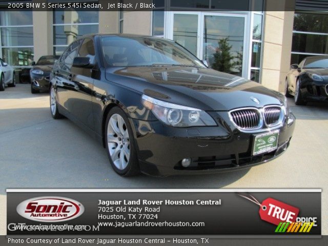 2005 BMW 5 Series 545i Sedan in Jet Black