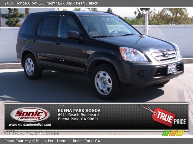 2006 Honda CR-V LX in Nighthawk Black Pearl