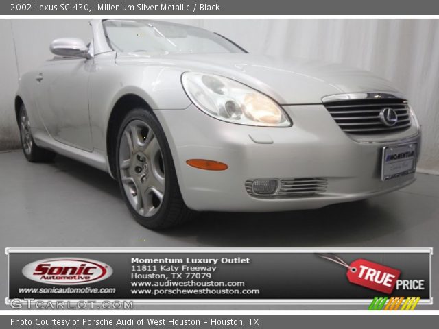 2002 Lexus SC 430 in Millenium Silver Metallic