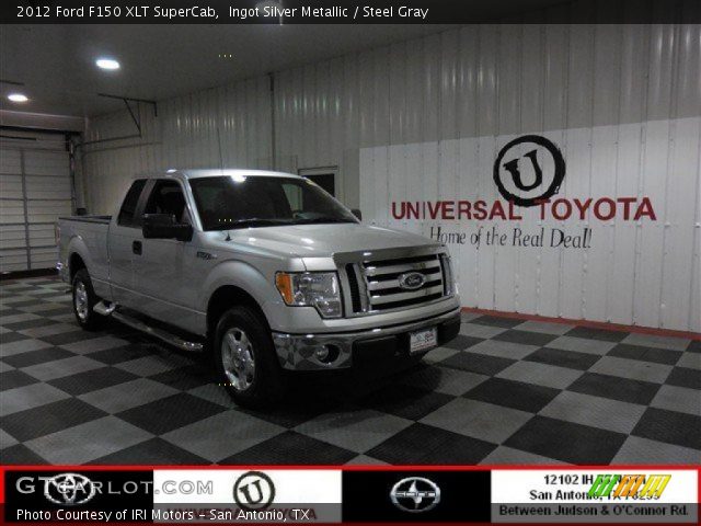 2012 Ford F150 XLT SuperCab in Ingot Silver Metallic